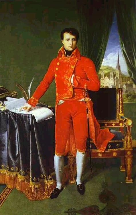 Jean Auguste Dominique Ingres Portrait of Napoleon Bonaparte, The First Council. oil painting image